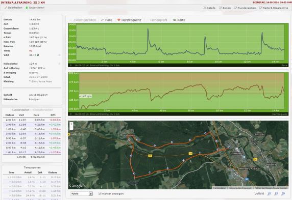 Runalyze Trainingsdetails