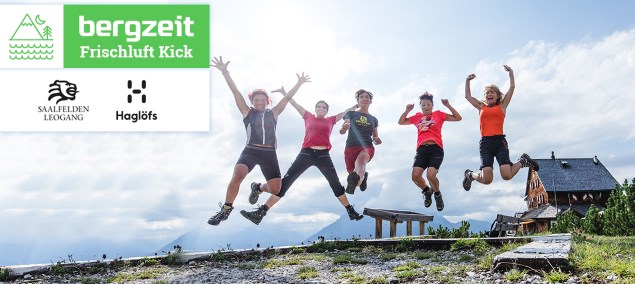 Bergzeit Frischluft-Kick: Mit Haglöfs nach Saalfelden Leogang Bergzeit Frischluft-Kick: Mit Haglöfs nach Saalfelden Leogang